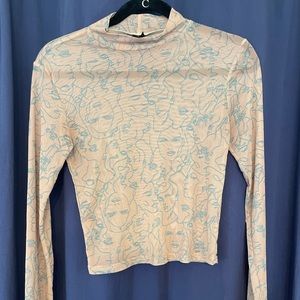 Sheer Urban Outfitters Turtleneck